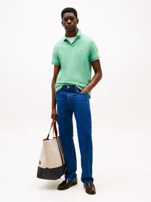 green 1985 regular fit polo shirt for men tommy hilfiger