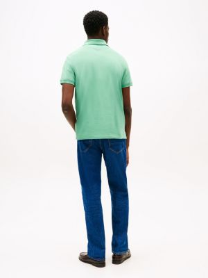 green 1985 regular fit polo shirt for men tommy hilfiger