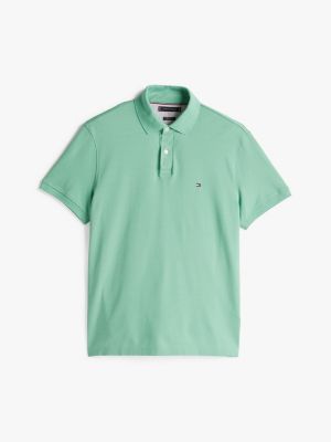 green 1985 collection regular fit polo shirt for men tommy hilfiger