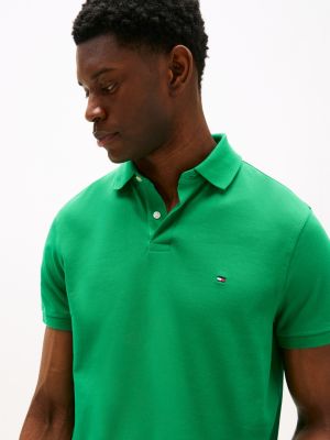 polo 1985 collection de corte regular green de hombres tommy hilfiger