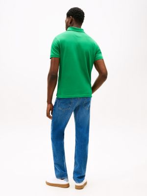 green 1985 regular fit polo shirt for men tommy hilfiger