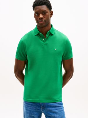 Tommy hilfiger green store polo shirt