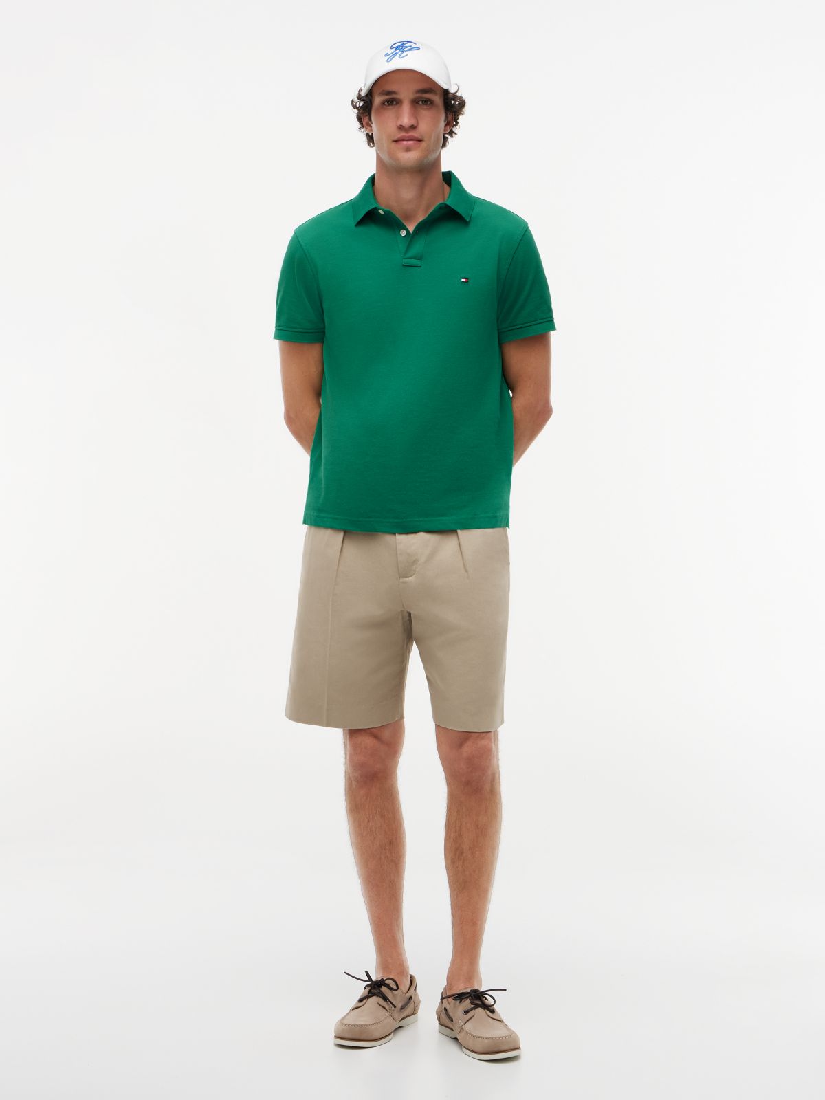 1985 Regular Fit Pique Polo Shirt — Green