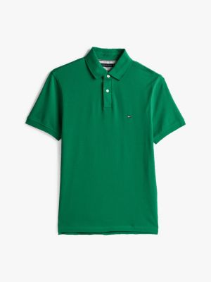 green 1985 collection regular fit polo shirt for men tommy hilfiger