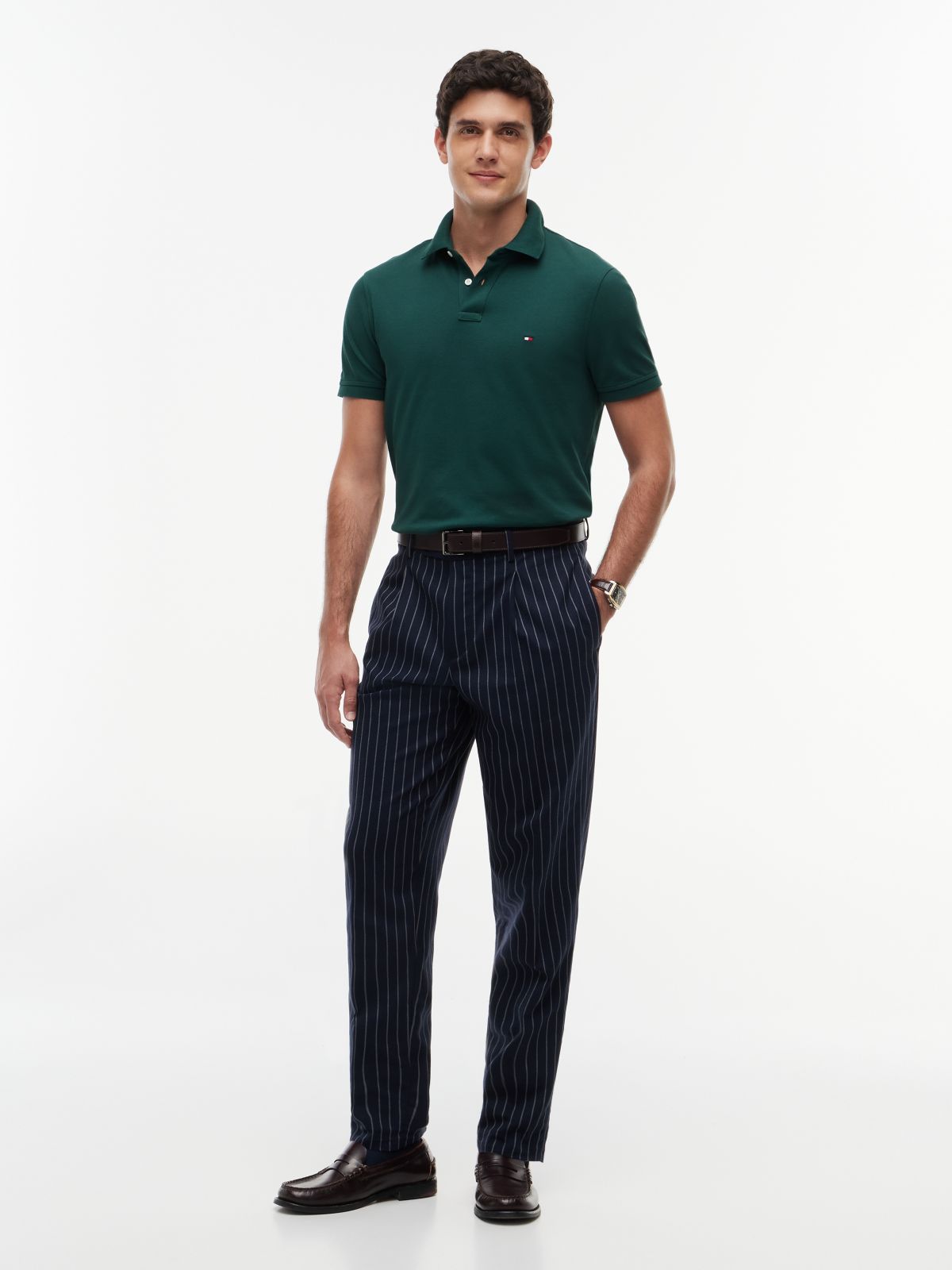 1985 Regular Fit Pique Polo Shirt — Green