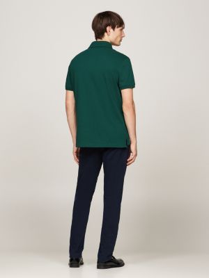 green 1985 regular fit polo shirt for men tommy hilfiger