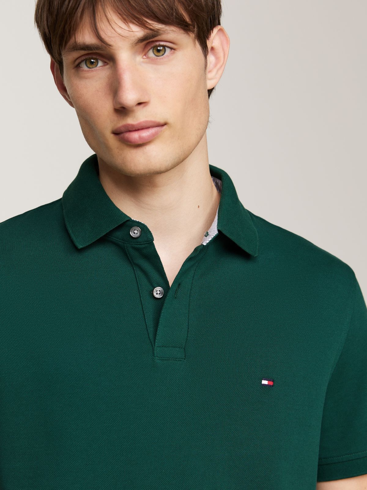 1985 Regular Fit Pique Polo Shirt — Green
