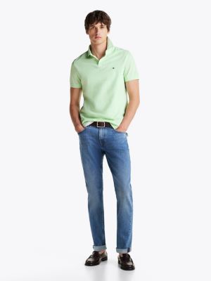 green 1985 regular fit polo shirt for men tommy hilfiger