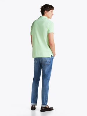 green 1985 regular fit polo shirt for men tommy hilfiger