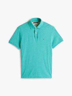 blue 1985 collection regular fit polo shirt for men tommy hilfiger