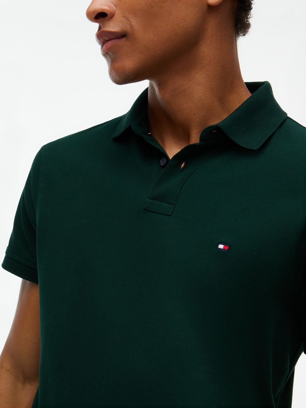 1985 Regular Fit Pique Polo Shirt — Green