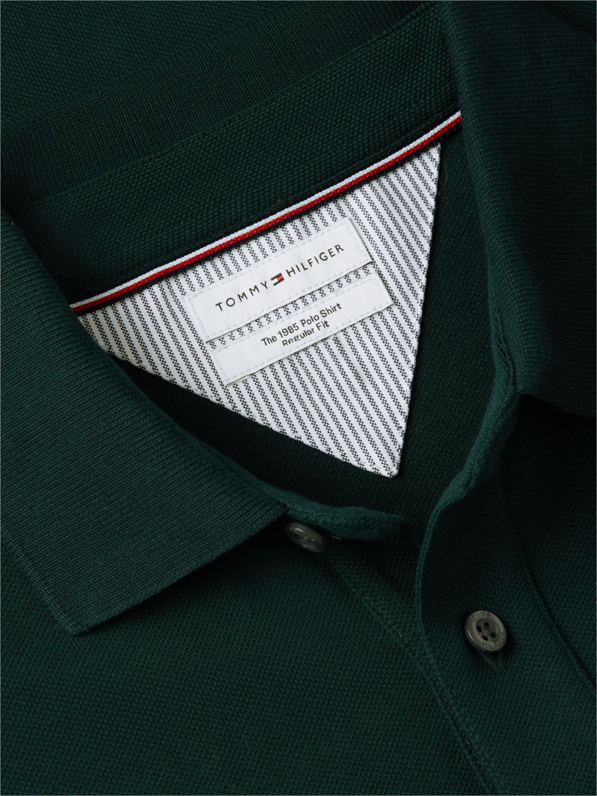 1985 Regular Fit Pique Polo Shirt — Green