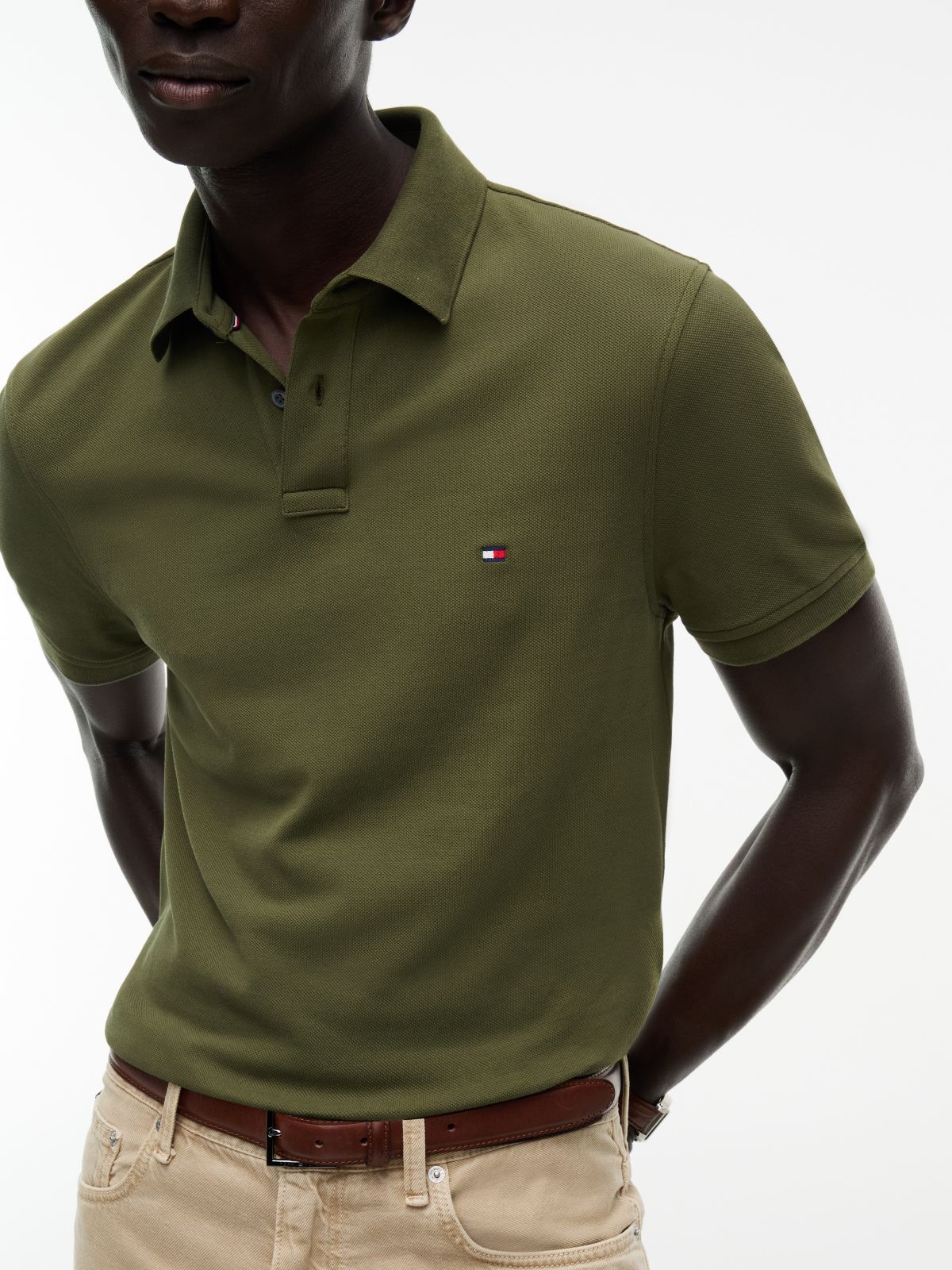1985 Regular Fit Pique Polo Shirt — Green