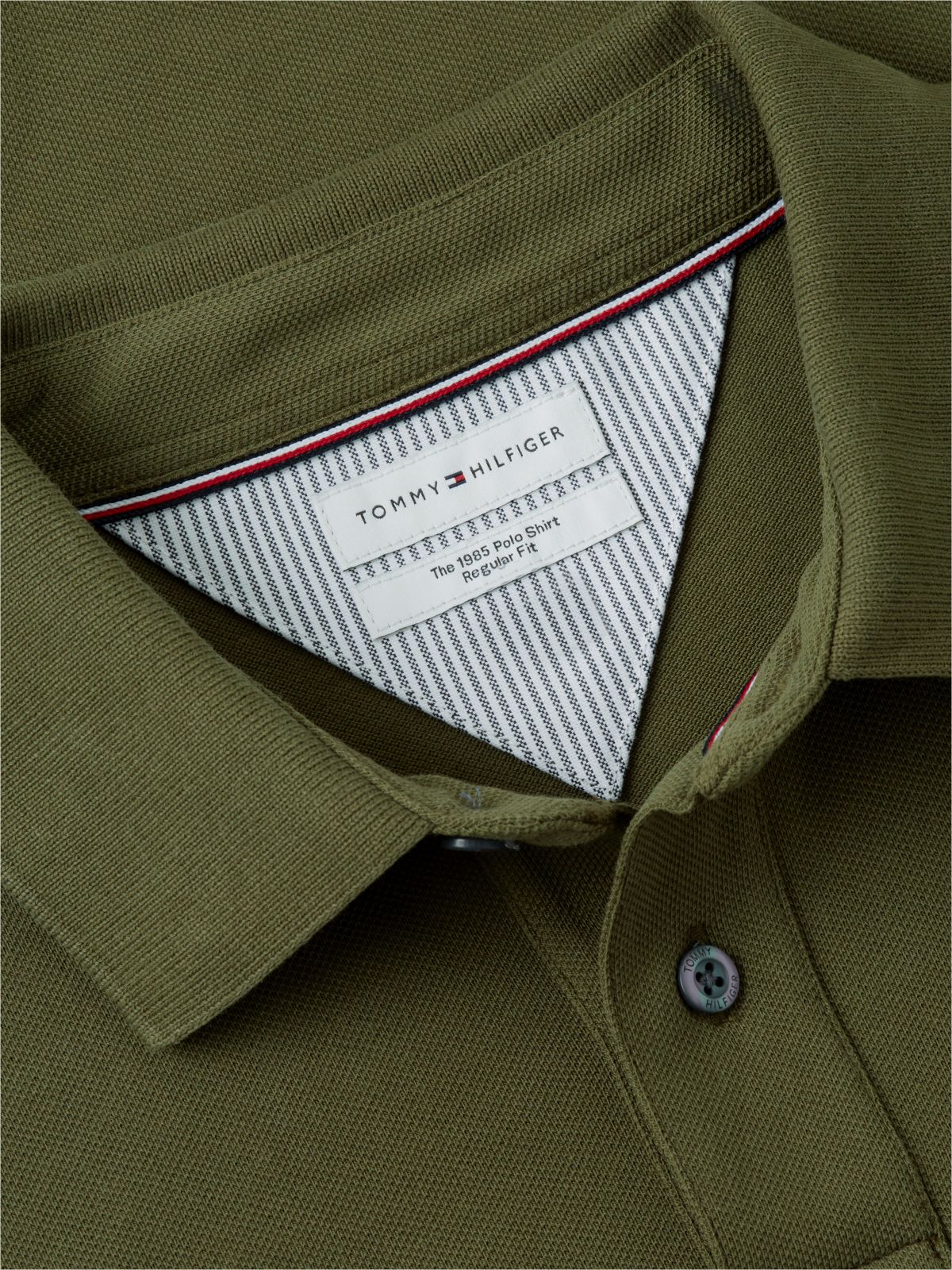 1985 Regular Fit Pique Polo Shirt — Green