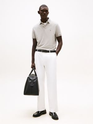 grey 1985 regular fit polo shirt for men tommy hilfiger