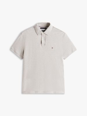 grey 1985 collection regular fit polo shirt for men tommy hilfiger