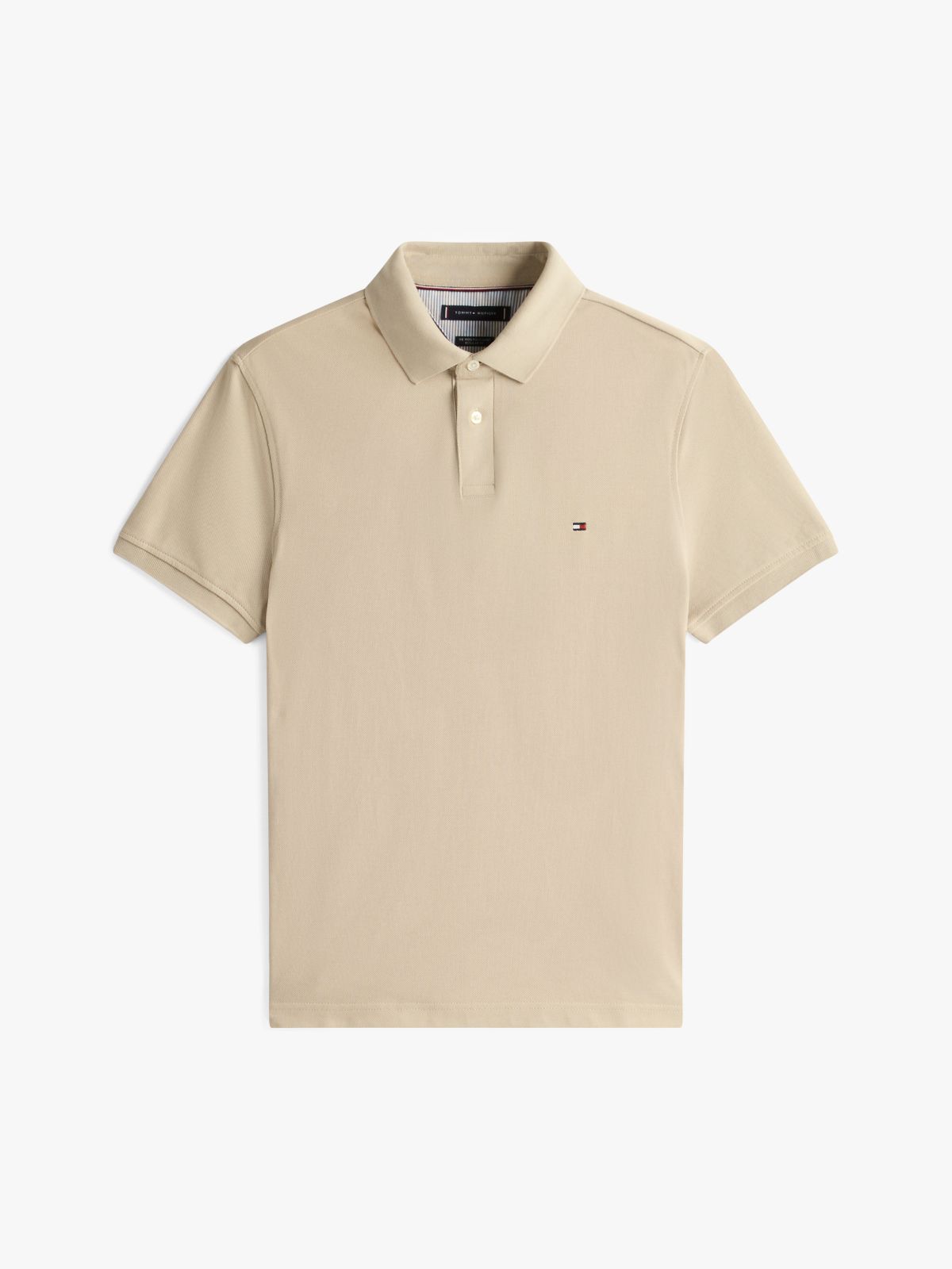 1985 Regular Fit Pique Polo Shirt — Beige