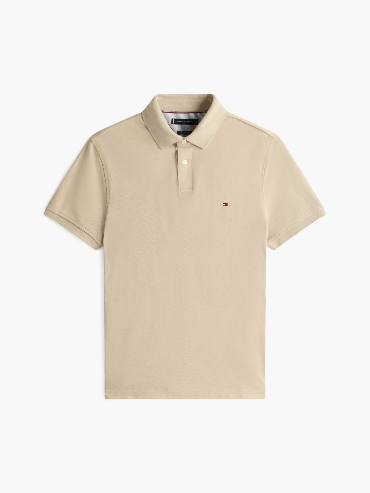 1985 Regular Fit Pique Polo Shirt — Beige