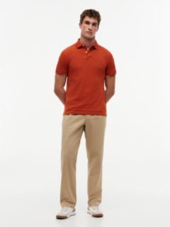 1985 Regular Fit Pique Polo Shirt — Orange 2
