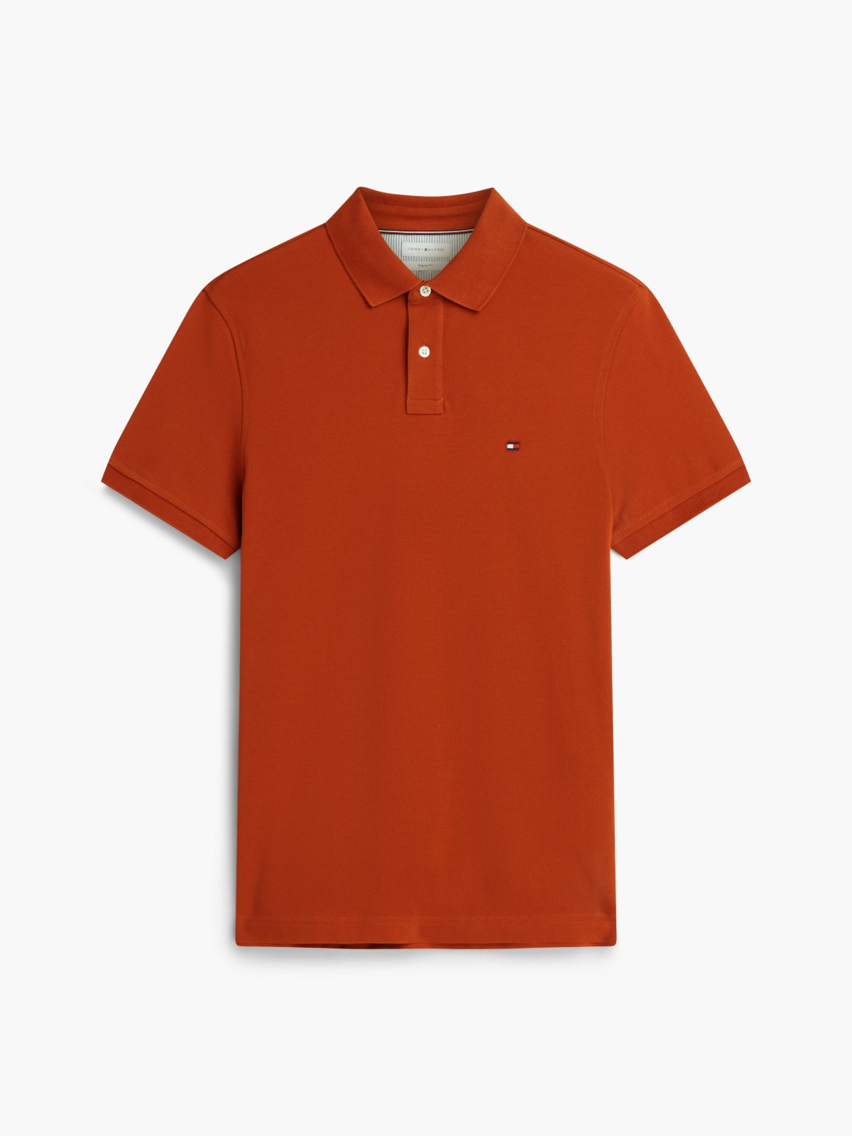 1985 Regular Fit Pique Polo Shirt — Orange