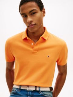 1985 Regular Fit Pique Polo Shirt — Orange 3