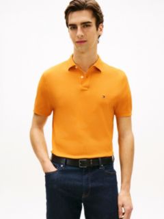 1985 Regular Fit Pique Polo Shirt — Orange 1