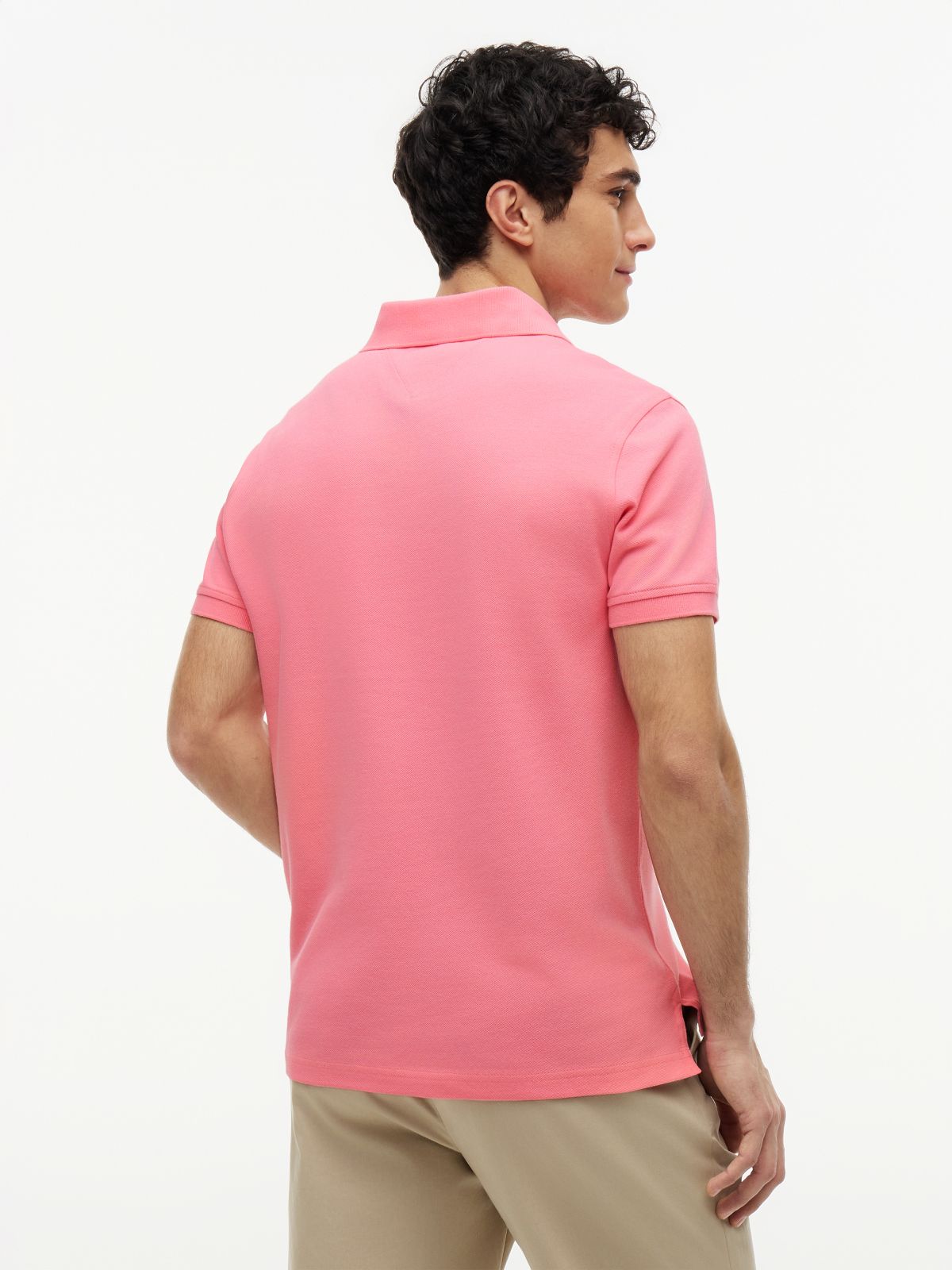 1985 Regular Fit Pique Polo Shirt — Pink