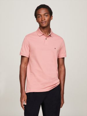 Polo tommy discount hilfiger homme rose