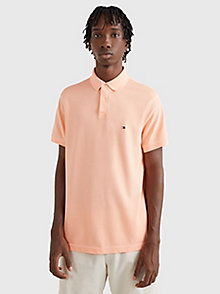 roze 1985 collection regular fit polo voor heren - tommy hilfiger