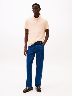 pink 1985 regular fit polo shirt for men tommy hilfiger
