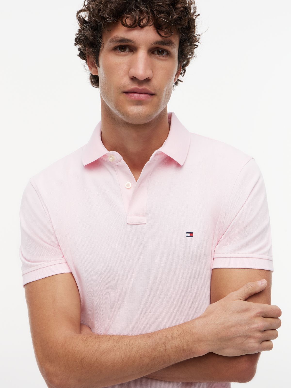 1985 Regular Fit Pique Polo Shirt — Pink
