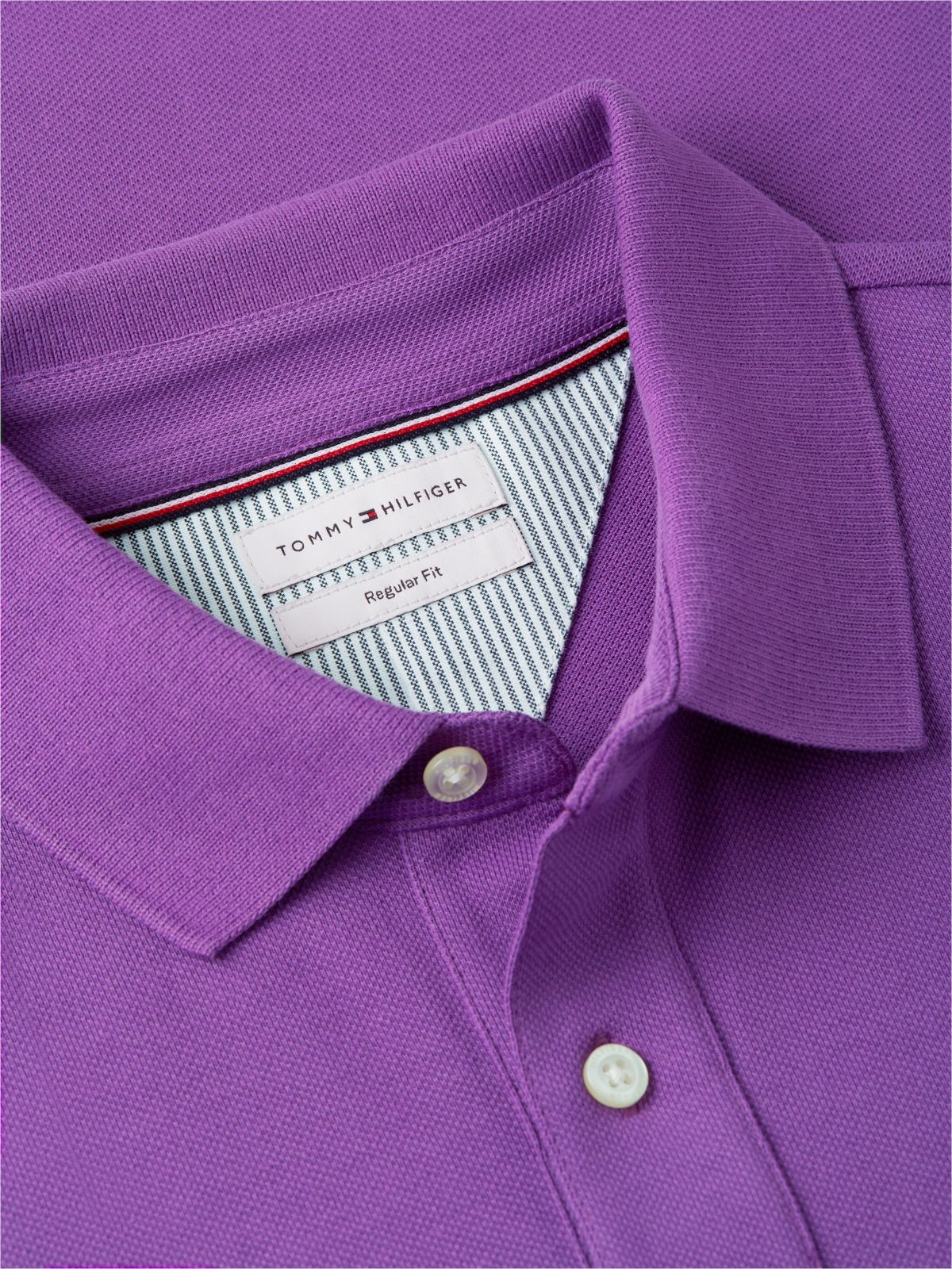 1985 Regular Fit Pique Polo Shirt — Purple