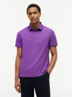 1985 Regular Fit Pique Polo Shirt — Purple 1