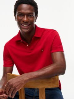 1985 Regular Fit Pique Polo Shirt — Red 3
