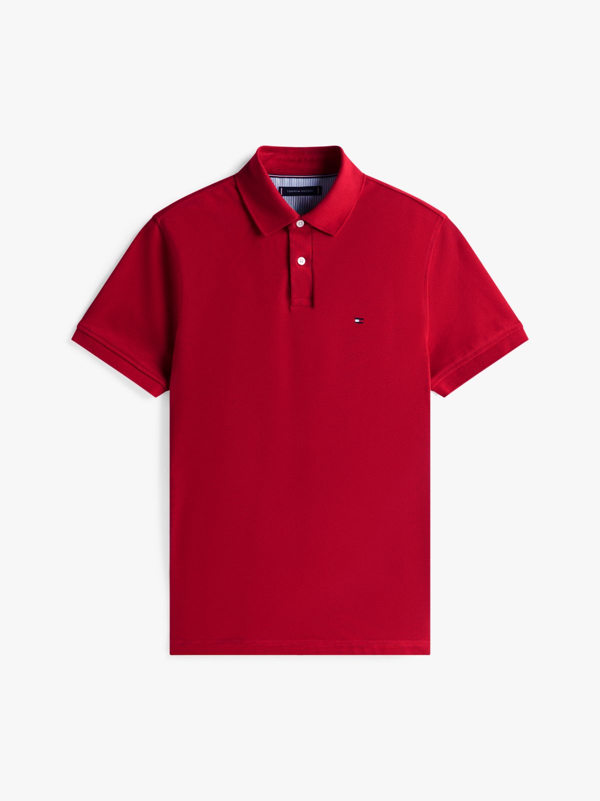 1985 Regular Fit Pique Polo Shirt — Red