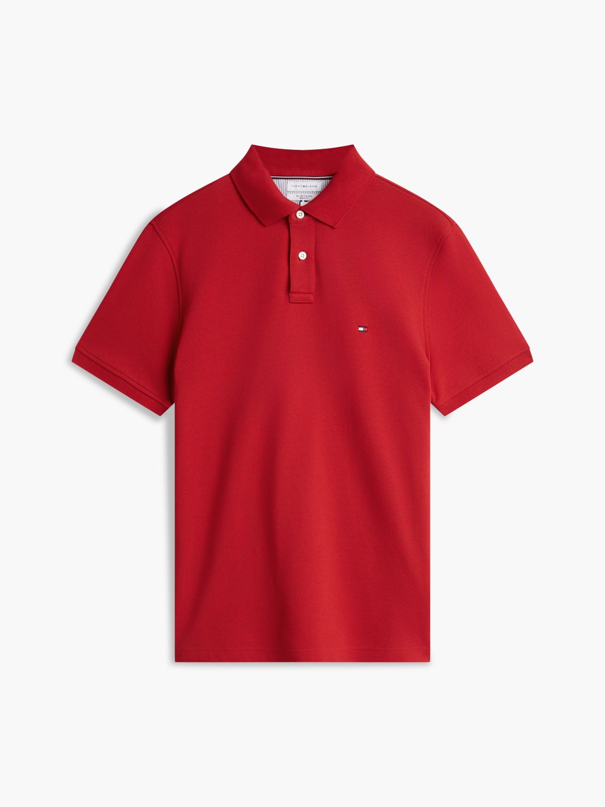 1985 Regular Fit Pique Polo Shirt — Red