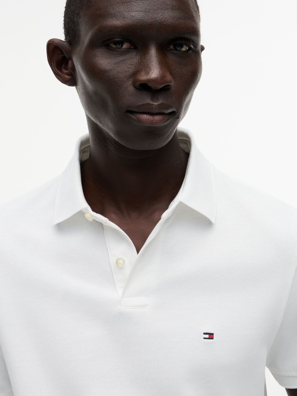 1985 Regular Fit Pique Polo Shirt — White