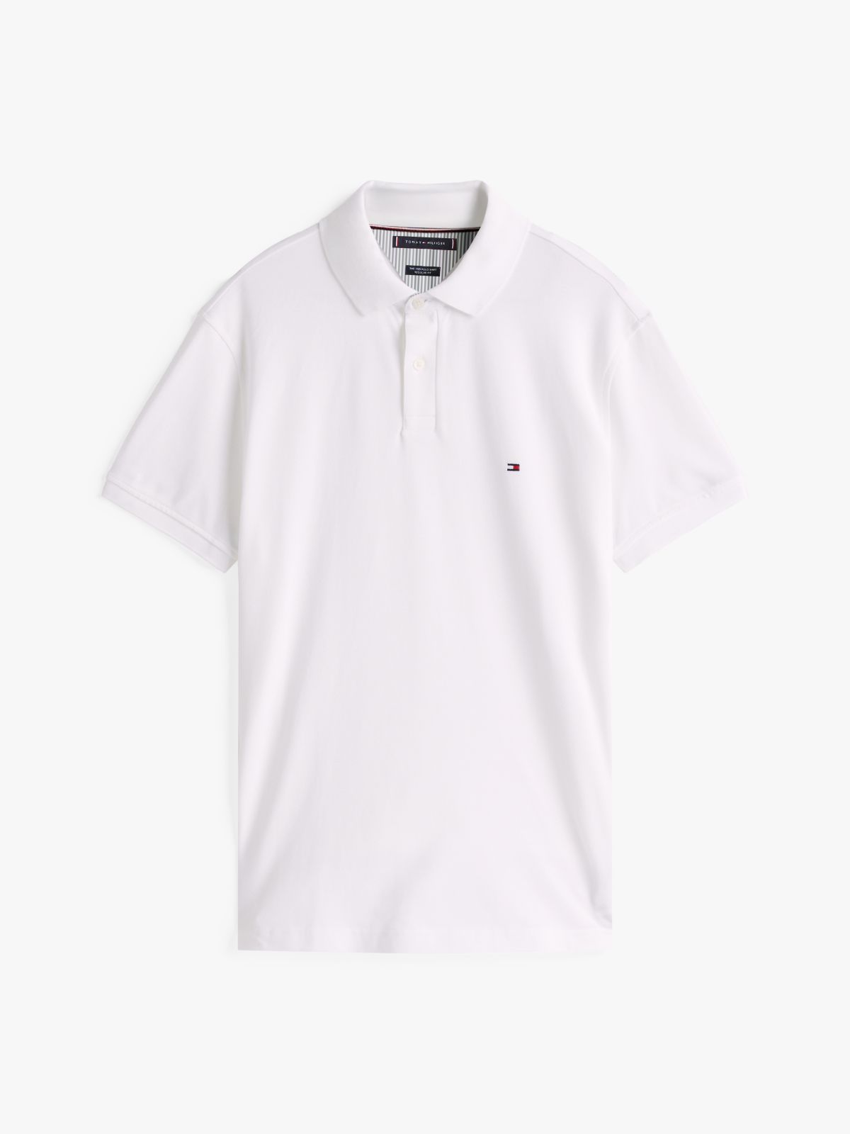 1985 Regular Fit Pique Polo Shirt — White