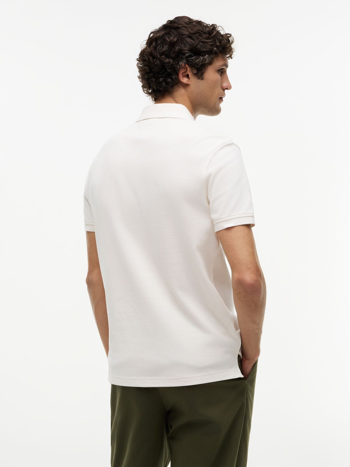 1985 Regular Fit Pique Polo Shirt — Beige