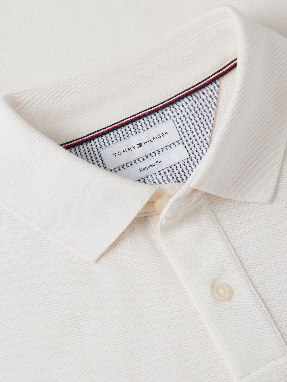 1985 Regular Fit Pique Polo Shirt — Beige