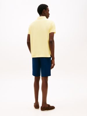 polo 1985 collection de corte regular amarillo de hombres tommy hilfiger