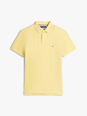 polo 1985 collection coupe standard jaune pour hommes tommy hilfiger