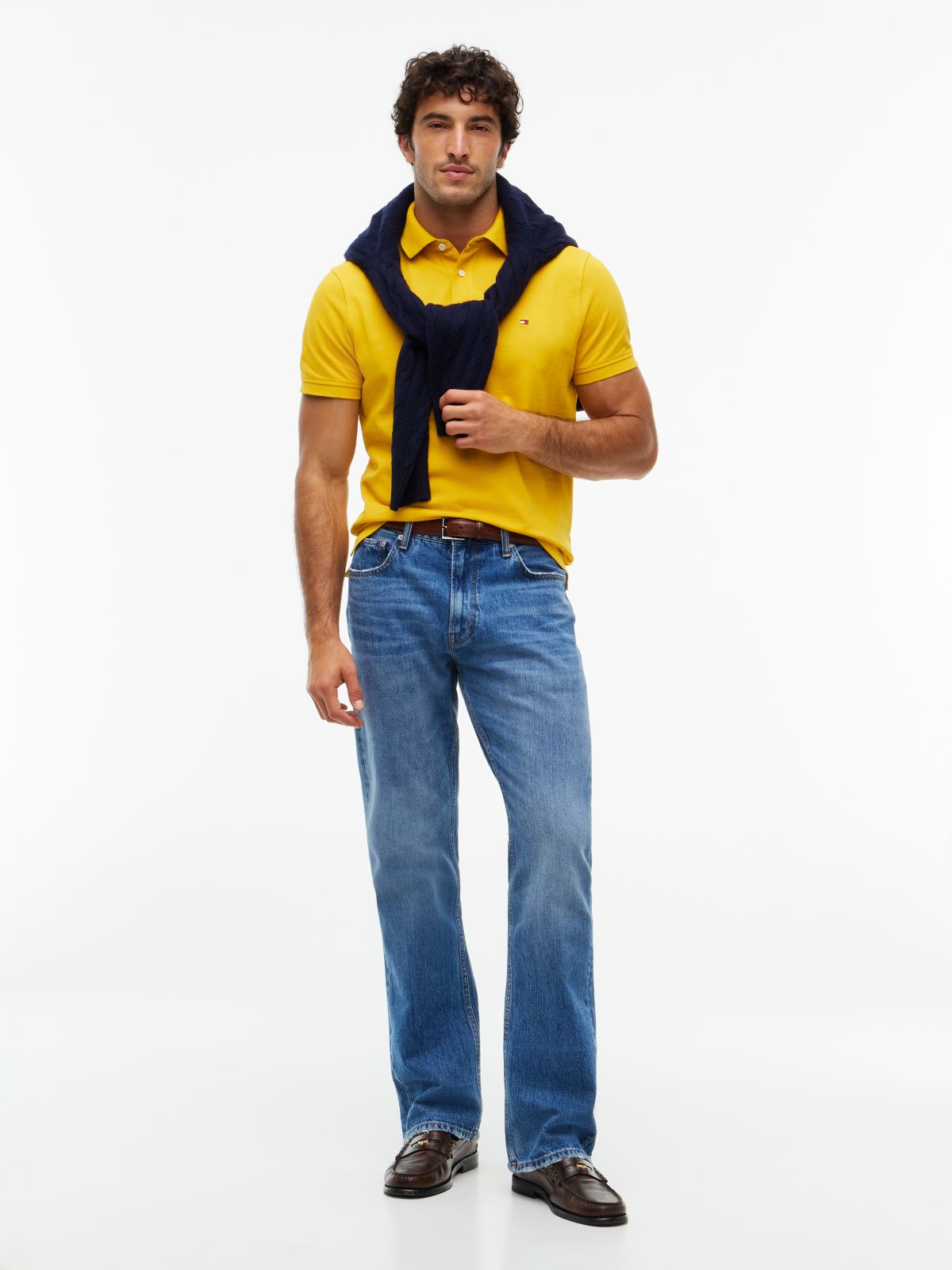 1985 Regular Fit Pique Polo Shirt — Yellow