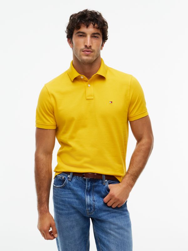 1985 Regular Fit Pique Polo Shirt — Yellow
