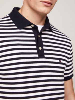 multi 1985 slim fit polo shirt for men tommy hilfiger