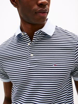 multi 1985 collection slim fit polo shirt for men tommy hilfiger