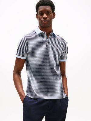 multi slim fit polo uit de 1985 collection voor heren - tommy hilfiger