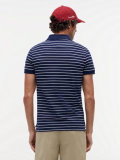 1985 Slim Fit Pique Polo Shirt — Blue 4