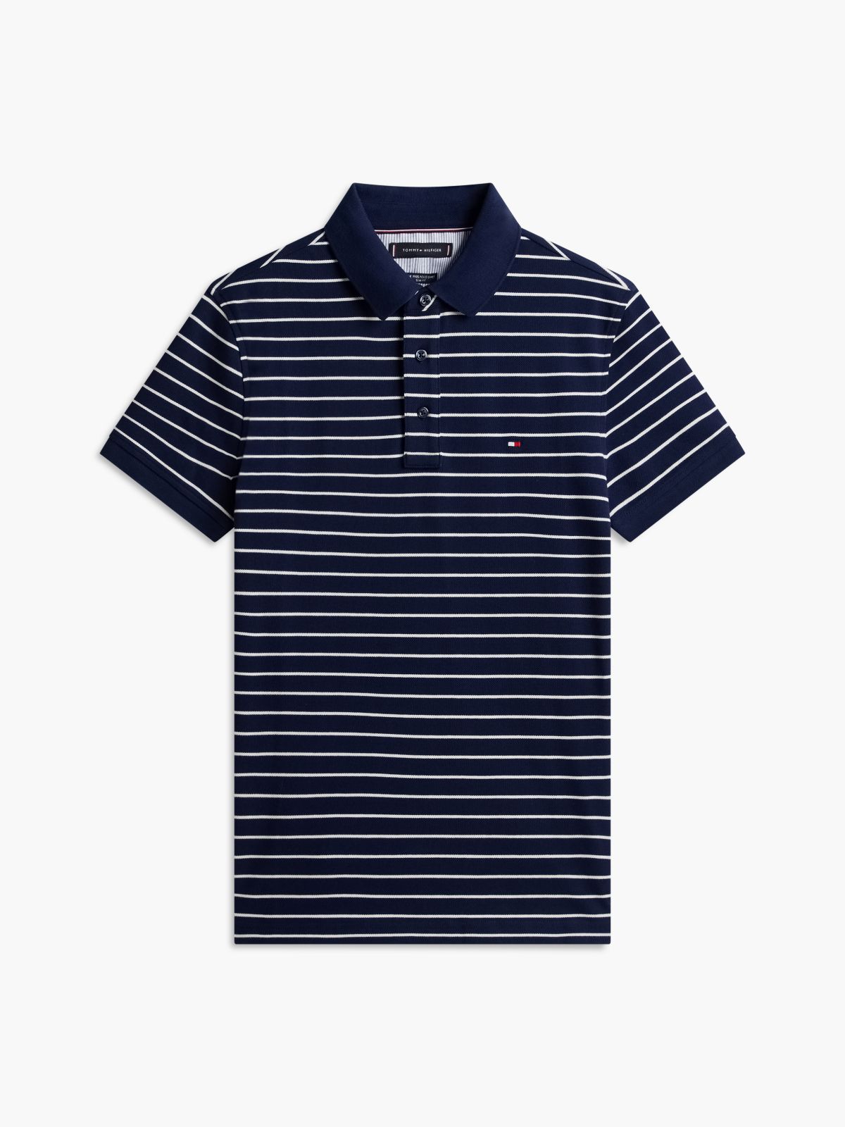 1985 Slim Fit Pique Polo Shirt — Blue