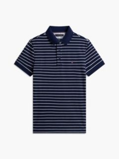 1985 Slim Fit Pique Polo Shirt — Blue 5
